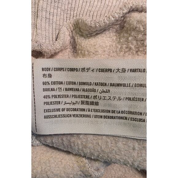 Hollister Long sleeve Pullover Top Gray Malibu‎ Crewneck Fleece Size L - Picture 3 of 4